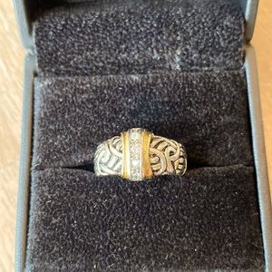 Intricate Gold and Silver Ring